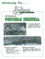 Portable Sawmill brochure